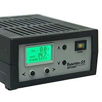 Зарядно-предпусковое устройство "Вымпел-55", 15 А, 5.5/18 В, жидкокристаллический дисплей