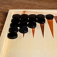 Игра настольная 3 в 1: нарды, шашки, шахматы, поле 30 × 30 см, доска с узорами