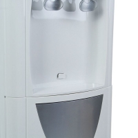 Кулер для воды LESOTO 444 LD, с охлаждением, 500 Вт, бело-серый