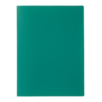 Папка с 30 прозрачными вкладышами А4, 500 мкм, Calligrata, песок, зелёная