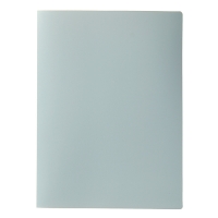 Папка с 30 прозрачными вкладышами А4, 500 мкм, Calligrata, песок, серая