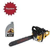Бензопила Eurolux GS-5220, 52 см3, 2.8 л.с., 20", шаг 0.325", 76 звеньев + МАСЛО