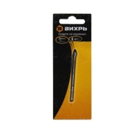 Сверло по керамике и стеклу "Вихрь" 73/10/6/13, 6 х 75 мм, цилиндрический хвостовик