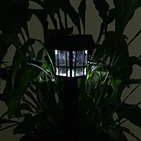 Фонарь садовый на солнечной батарее "Фонарик" 32 см, 7*7 см, 1 led, пластик