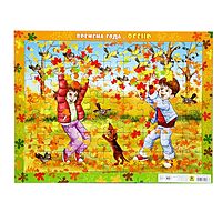 Пазл на подложке Времена года Осень 63 элемента