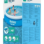 Бассейн Fast Set 366х76см фильтр-насос 57274 Bestway
