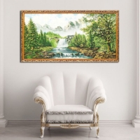 Гобеленовая картина "Крутая река"