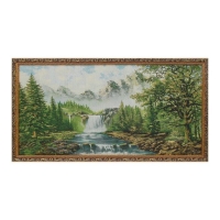 Гобеленовая картина "Крутая река"
