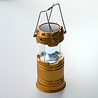 Фонарик 220 В, шнур в комп-те, раздвижной диод, солнечная батарея, микс, 14х10 см 0