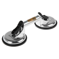 Стеклодомкрат двойной TUNDRA comfort, алюминиевые, 5" (125 мм), до 80 кг