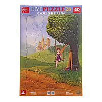 Пазл в рамке Живой 4D пазл Фея А4 26 элементов 14158