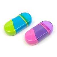 Точилка с контейнером МИКС Универсальная с ластиком