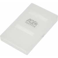 Внешний корпус для HDD/SSD AgeStar SUBCP1 SATA пластик белый 2.5"