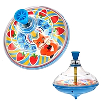 Юла прозрачная "Клубника", цвета МИКС