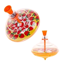 Юла прозрачная "Клубника", цвета МИКС