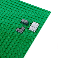 Пластина-основание для конструктора 16*24 см, зелёная