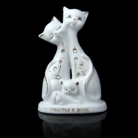 Сувенир "Котята со стразами. Счастья в доме"