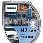 Лампа Philips CrystalVision H7 12V 55W 2+2 шт. 12972CVSM