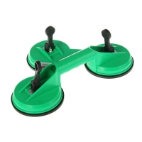 Стеклодомкрат тройной TUNDRA basic, пластиковый, 5" (125 мм), до 80 кг