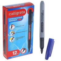 Маркер перманентный 3.0 мм синий CALLIGRATA 1101