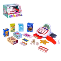 Касса-калькулятор "Умная касса-1", с аксессуарами, световые и звуковые эффекты