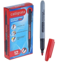 Маркер перманентный 3.0 мм красный CALLIGRATA 1101