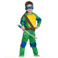 Карнавальный костюм "Ниндзя. Черепашка Леонардо", текстиль, р-р 30-32, рост 116-122 см