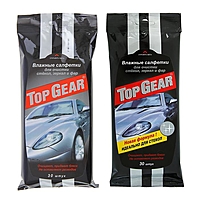 Салфетки влажные «Top Gear» для стекол, 30 шт