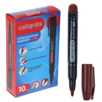 Маркер перманентный 4.0 мм красный CALLIGRATA 1104