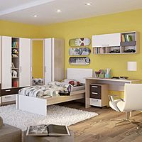 Стол прямой Walker, 600×1226×760 мм, цвет ясень шимо светлый