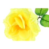 Цветок искусственный "Жёлтая роза Делайт"