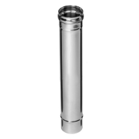 Дымоход Феррум нержавеющий (430/0,5 мм), ф180, L=0,5м, , шт