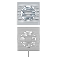 Вентилятор осевой "Эковент" OPTIMA 4-02, 150х150 мм, d=100 мм, 220‒240 В, с выключателем