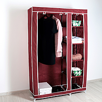 Шкаф для одежды 110х45х175 см, цвет бордовый