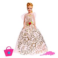 Кукла-модель «Яна» в платье с аксессуарами, МИКС