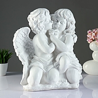 Статуэтка "Ангел и фея" большая, белая