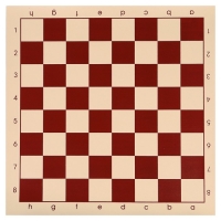 Доска шахматная, клетка 3.8 см, коричневая, 34.3х34.3 см