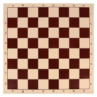 Доска шахматная, клетка 4.8 см, коричневая, 42х42 см