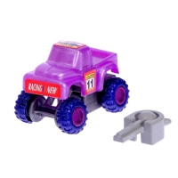 Конструктор "Джип", с запуском, 12 деталей, МИКС