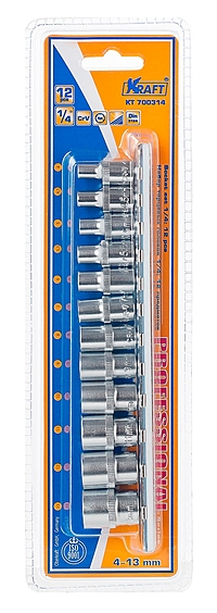 Набор головок торцевых Kraft KT-700314 12 предметов