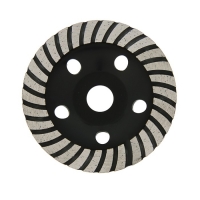 Чашка алмазная зачистная TUNDRA PRO, повышенный ресурс, TURBO, 125 мм