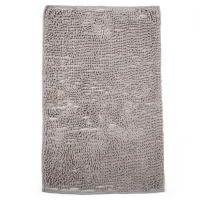 Коврик для ванной "Букли длинные" 50х80 см, серый
