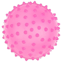 Мячик массажный цветной матовый пластизоль d=10 см 22гр, цвета МИКС