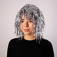 Карнавальный парик "Дождь", 30 см цвета МИКС