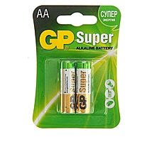Батарейка Алкалиновая  GP Super, АА, LR6-2BL, блистер, 2 шт.