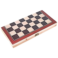 Игровой набор 2 в 1: шашки и нарды, поле 34 × 34 см