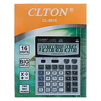Калькулятор настольный 16-разрядный CL-8816 двойное питание