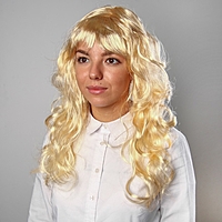 Карнавальный парик "Блондинка", кудри, 120 г