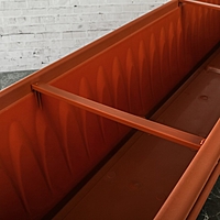 Балконный ящик 100 см с поддоном "Алиция", цвет терракот