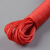 Веревка бельевая 2,5 мм, длина 10 м, цвет МИКС